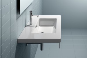 Závěsné umyvadlo Catalano New Light s Cataglaze+ Silver Titanium.